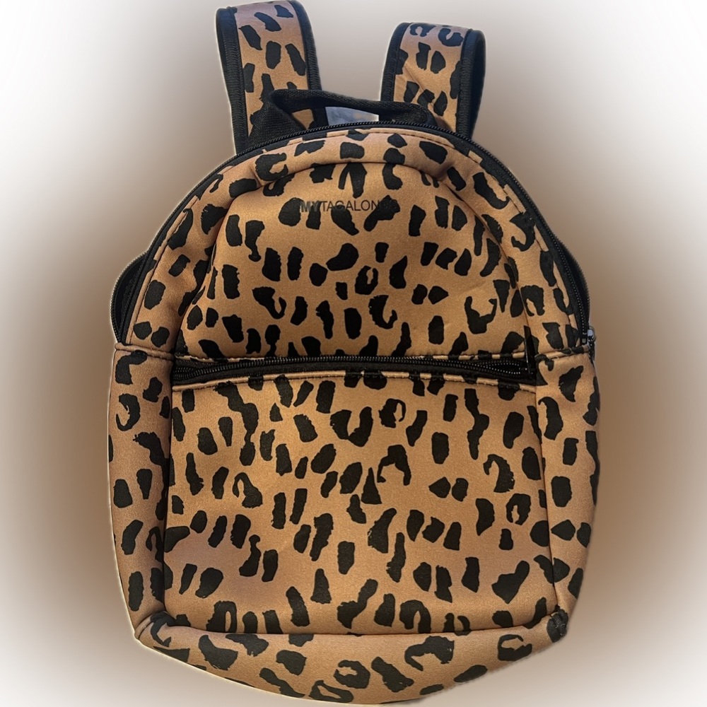 My tagalong’s mini backpack animal print!